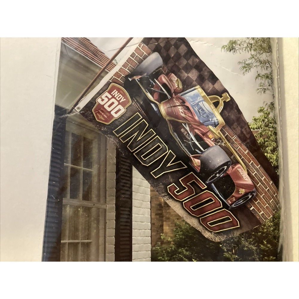 Indy 500 Flag Banner 3' x 5' New NASCAR Racing Man Cave Holiday Gift/Stocking